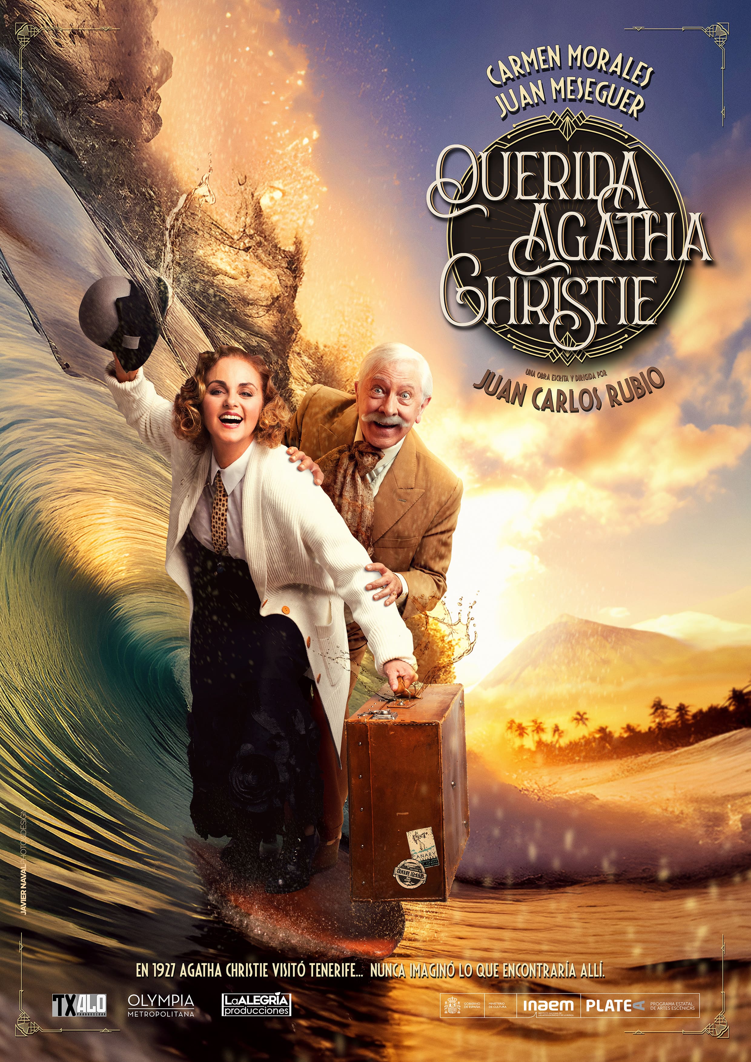 cartel querida agatha christie logo inaem platea a4 1