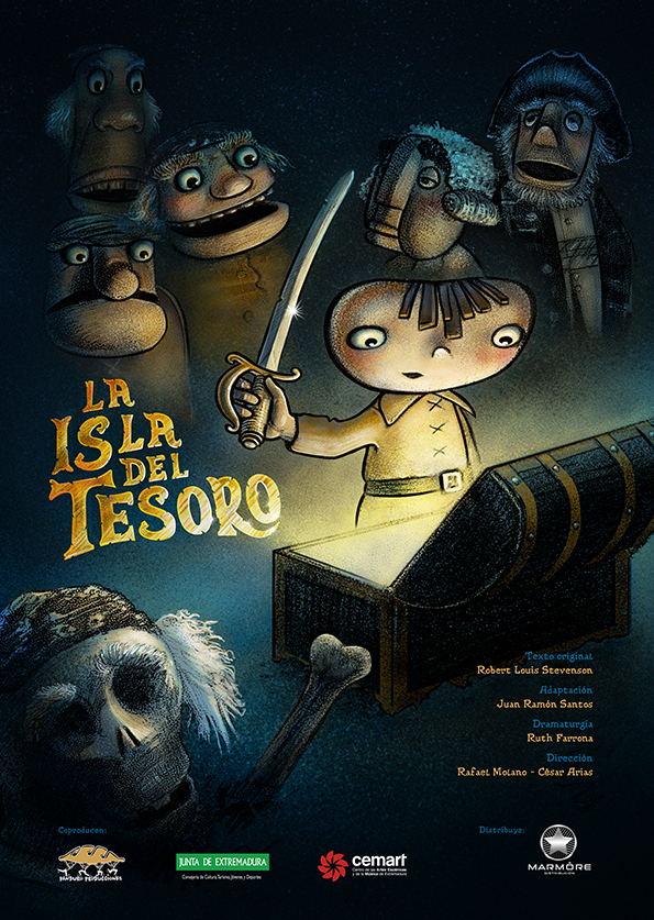 cartel la isla del tesoro web