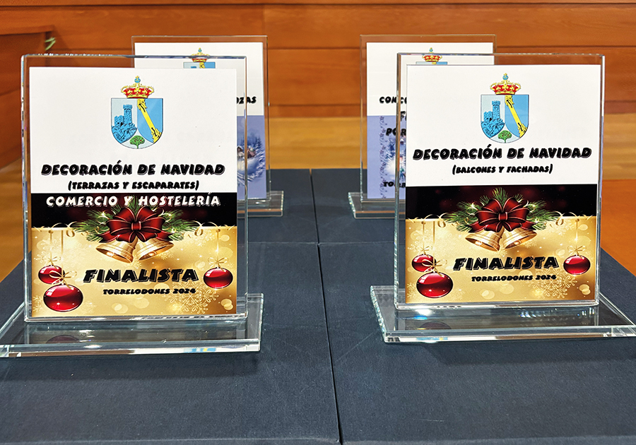 Entrega de premios a los concursos de decoración navideña